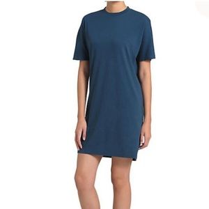 North Face Woodside Hemp T-Shirt Tee Dress Shady Blue